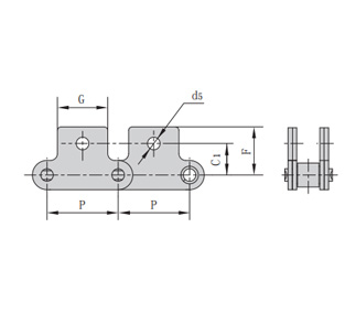 雙節(jié)距輸送鏈附件-SK-1